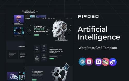 Airobo -Artificial Intelligence And Technology WordPress Elementor Theme theme free